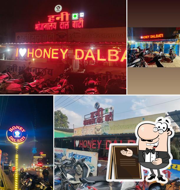 Enjoy the view at the outside area of Honey Daal Baati