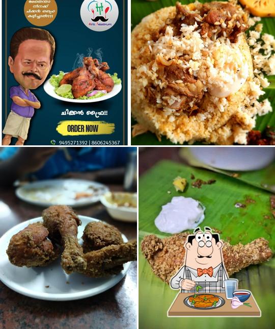 Chicken wings at Hotel Thekkevila