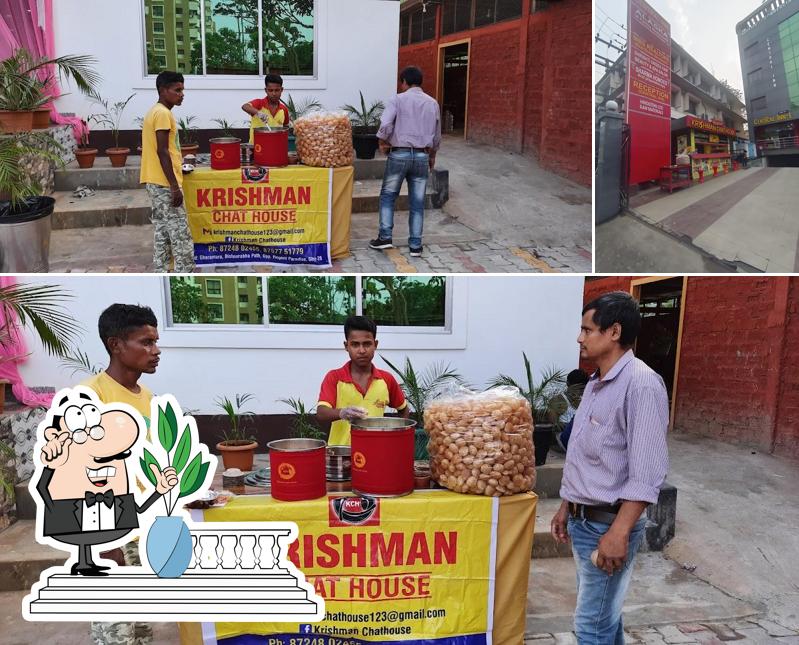 The exterior of Krishman chat house