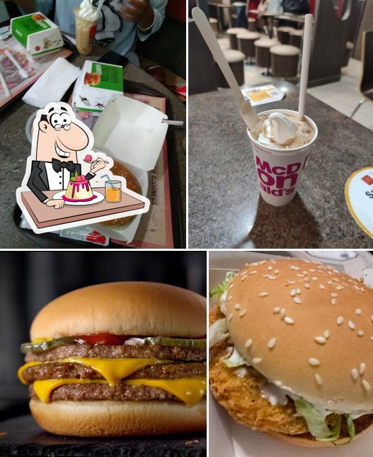 McDonald's offers a selection of sweet dishes