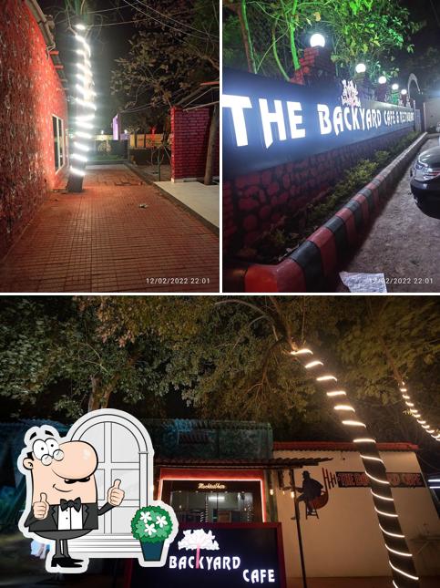 Check out how The BackYard Cafe looks outside