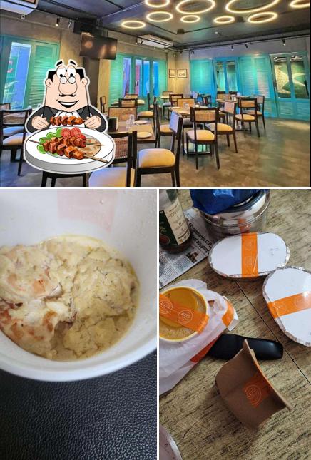 The restaurant's food and interior