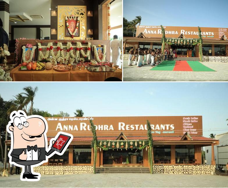The exterior of Anna Rudhra Restaurants