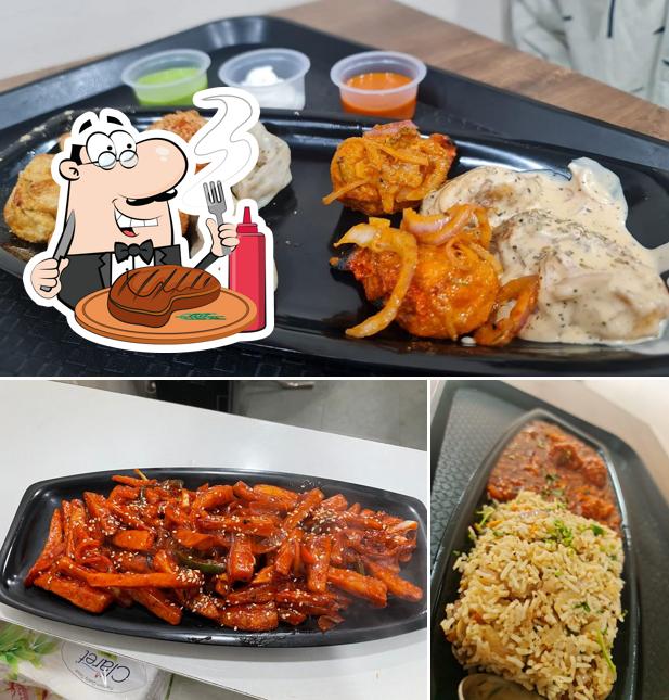 Try out meat meals at MG'S HUT
