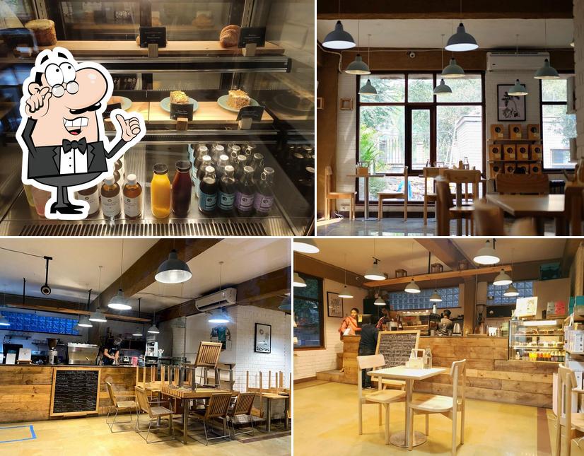 Check out how Blue Tokai Coffee Roasters Noida looks inside