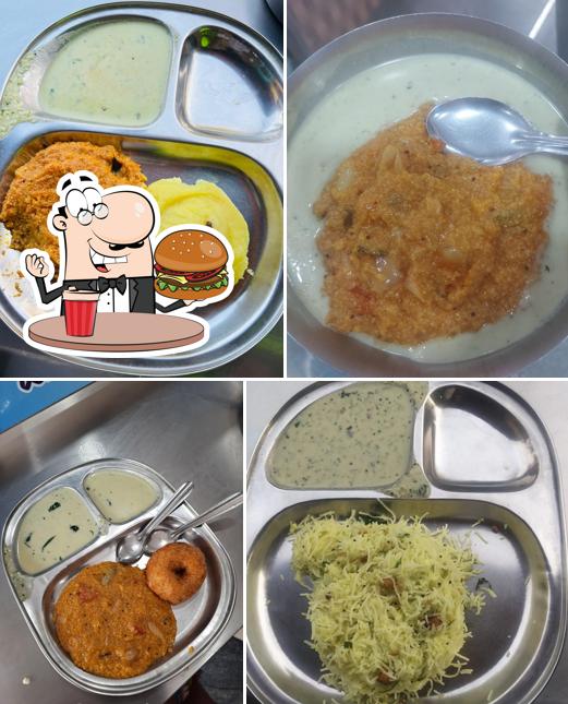 Order a burger at Aithal's Mithra Koota