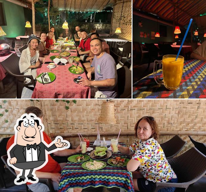 The interior of Cafe RaRa Nepal