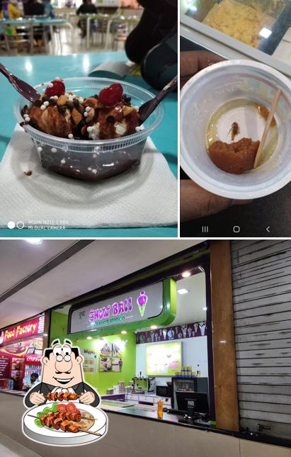 This is the photo displaying food and interior at Snow ball