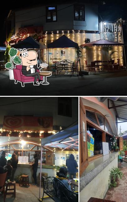 The interior of The Korner Takeaway Fast Food