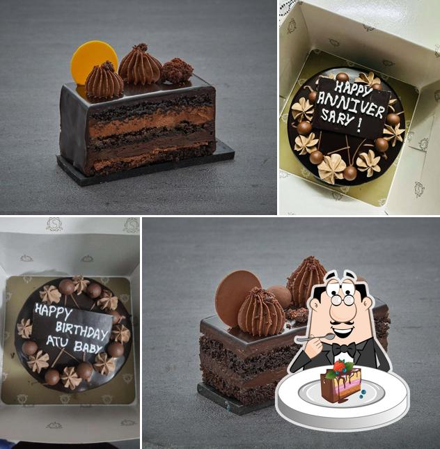 Chocolate cake at Smoor