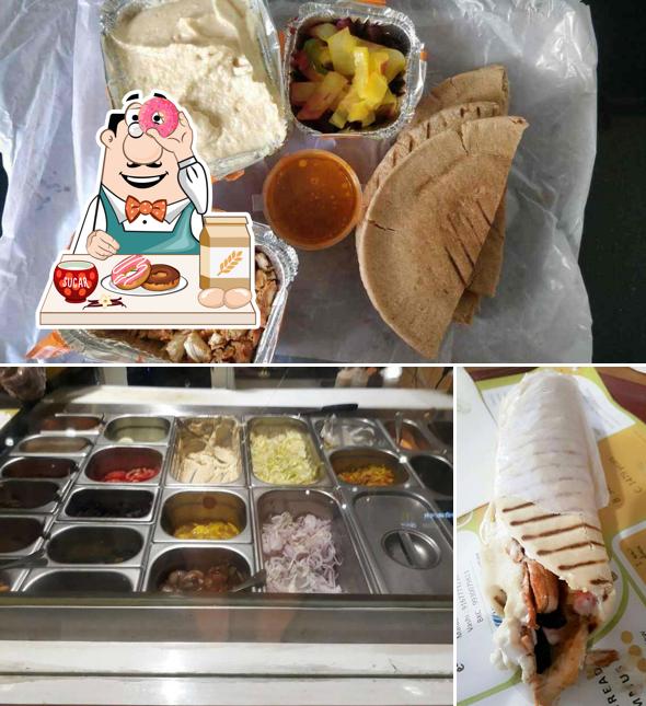 Falafels serves a number of desserts