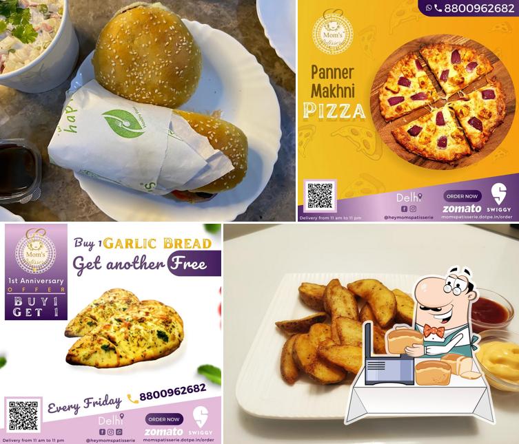 Garlic bread at Mom's Patisserie