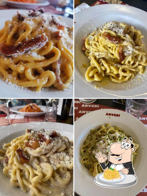 Spaghetti alla carbonara al ANVEDI BATTISTINI