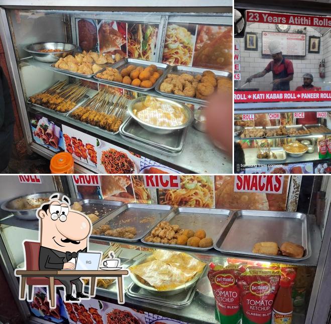 The interior of Atithi Fast Food
