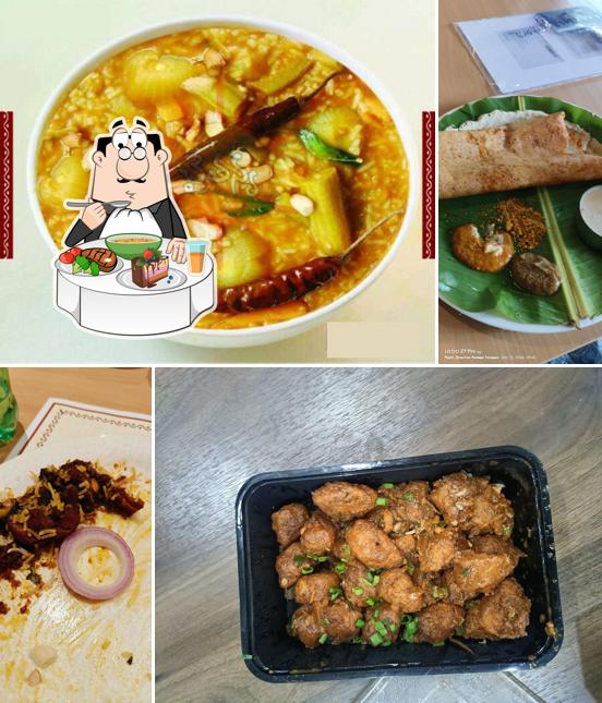 Hot and sour soup at Chaitanya Food Court Kondapur Hyderabad