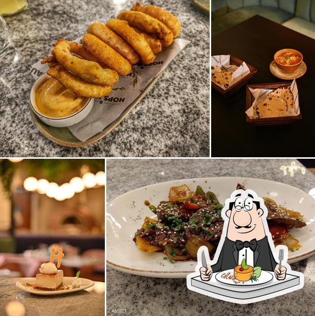 Food at Hops Haus Taproom