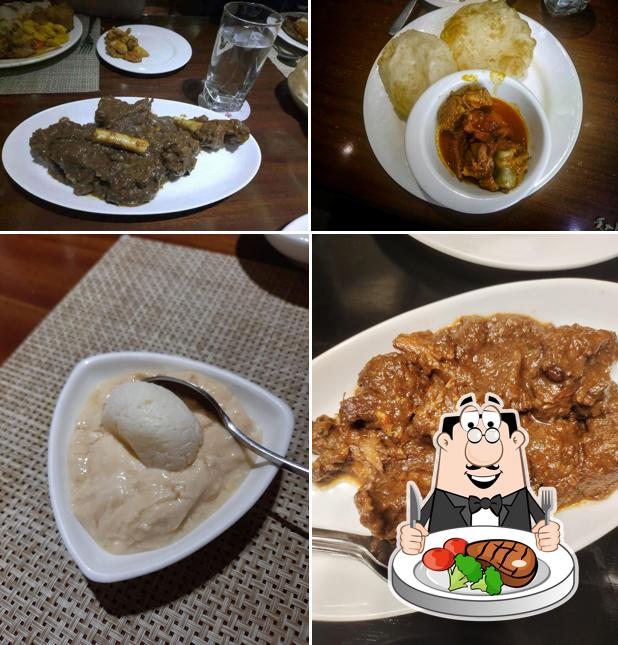 Steak at Ashraya International Hotel