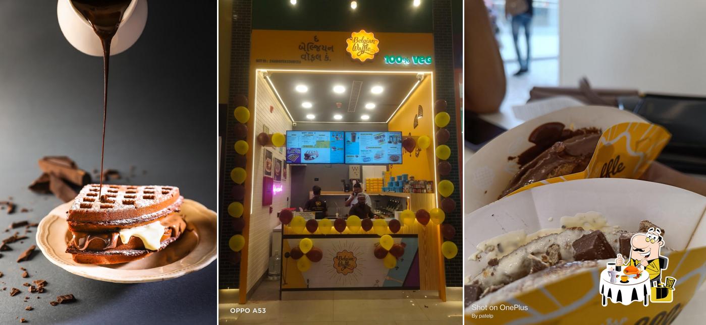 Food at The Belgian Waffle Co