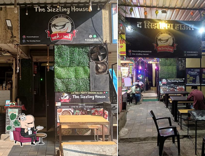 The interior of The Sizzling House