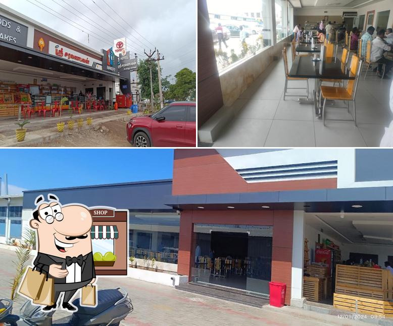 Check out how Vel Saravana bhavan looks outside