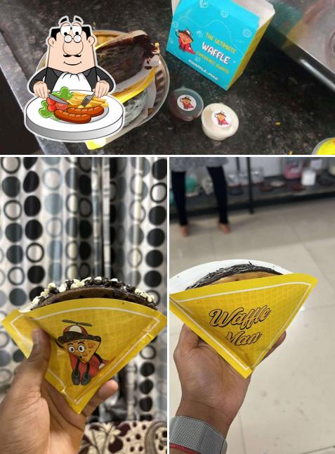 Food at Waffle-Man