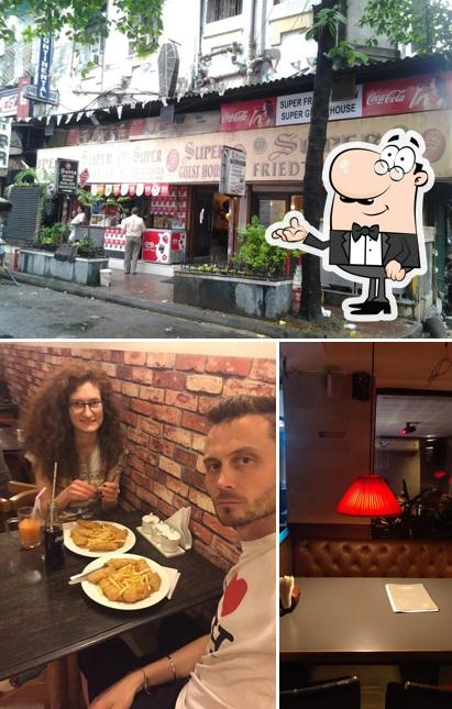 Among different things one can find interior and exterior at Super Pub