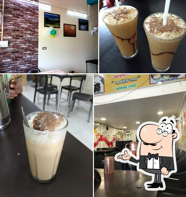 Among various things one can find interior and drink at Cafe Durga Kiwale Branch
