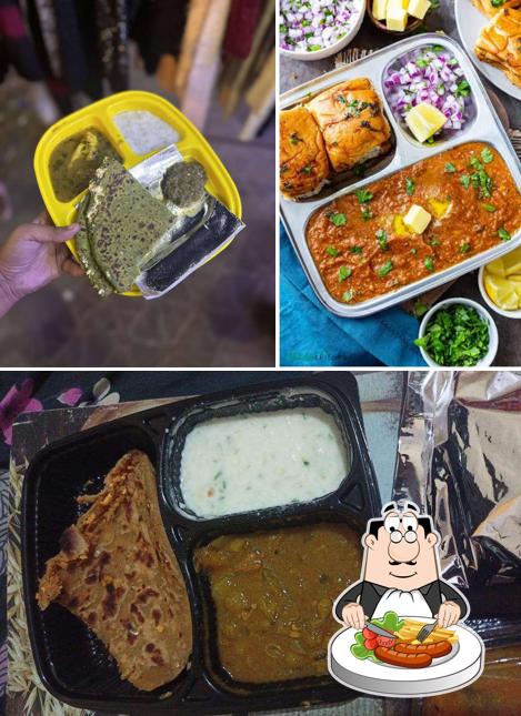 Meals at Mansi Paratha & Litti Chokha