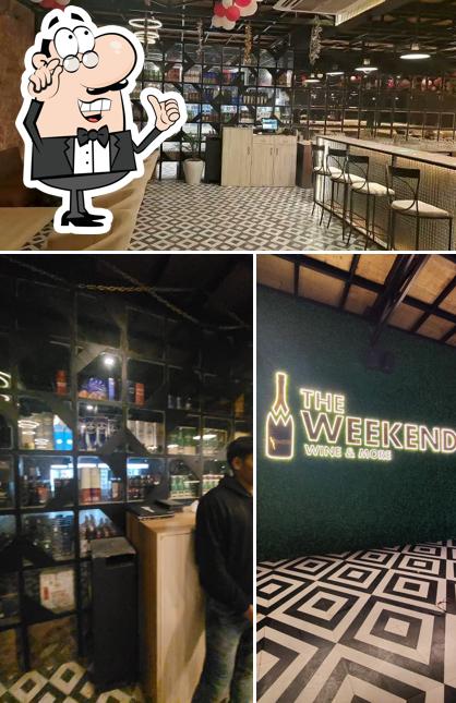 The interior of BYOB, The Weekend Wine & More, Rajnagar Extension
