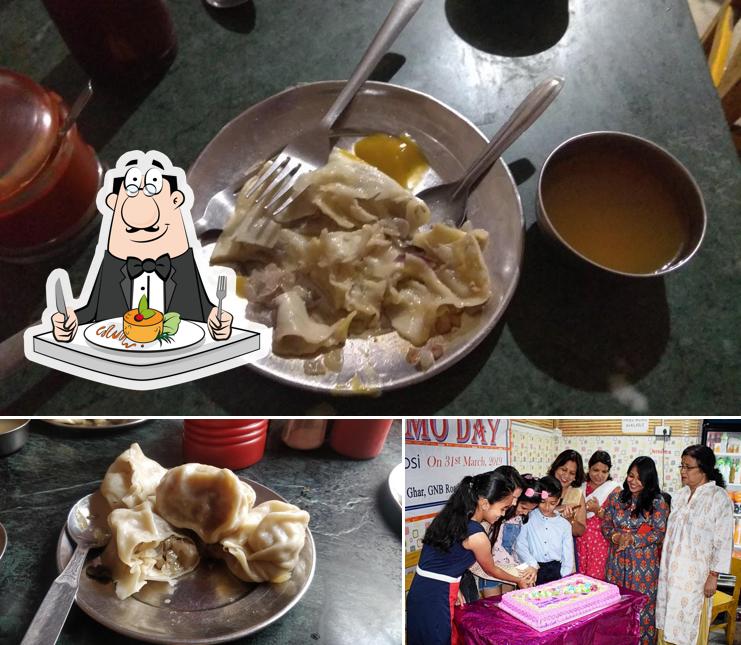 Food at Momo Ghar, Ambari