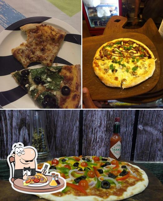 Try out various kinds of pizza