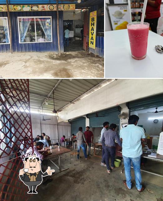 Enjoy a beverage at Shri Ganapathy Bhavan Veg Restaurant