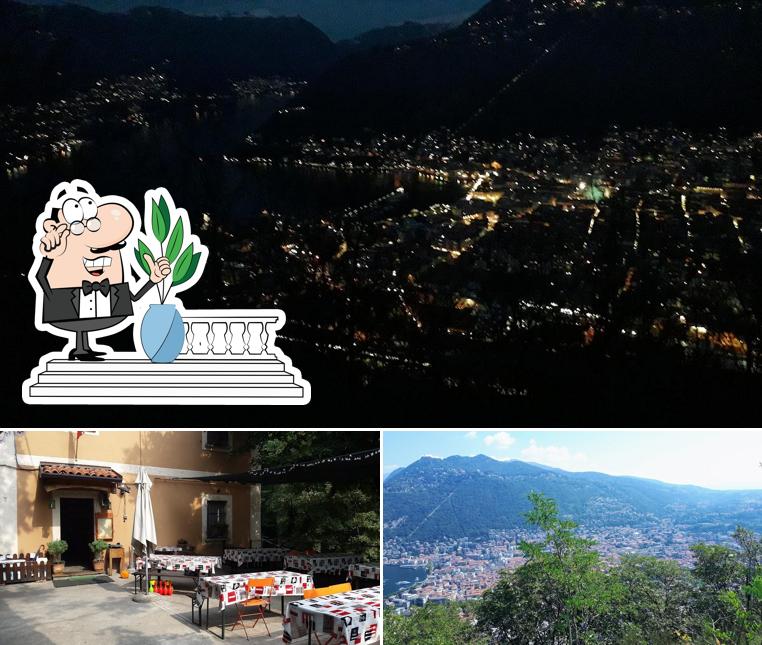 Gli esterni di Ristorante Baita Monte Croce