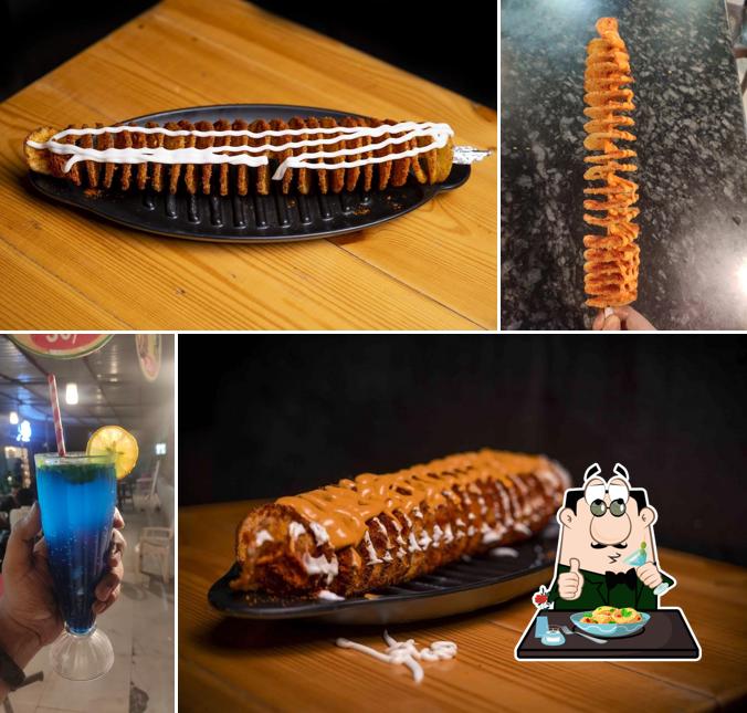 Food at Potato Twister’s