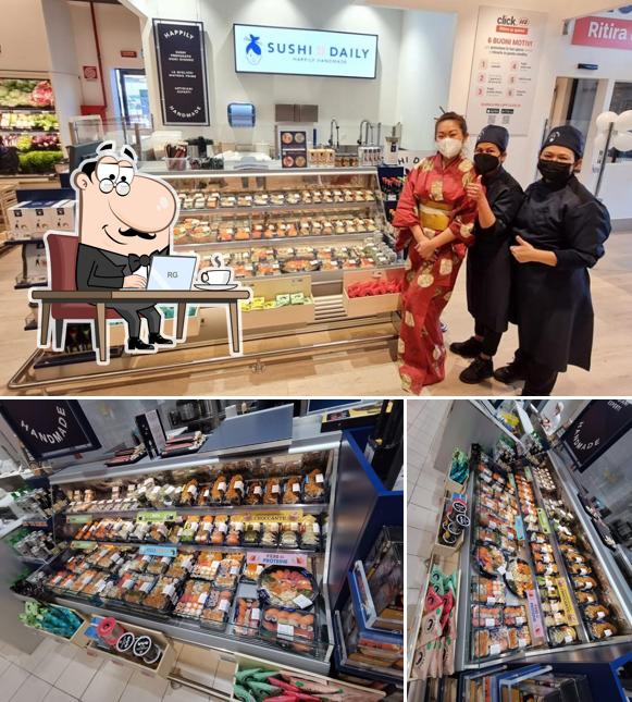 Gli interni di Sushi Daily Pistoia