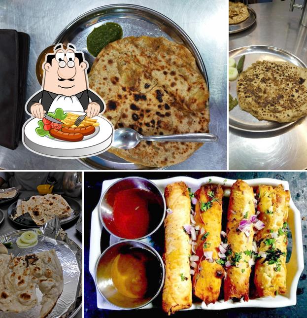 Food at Rajasthan Sharma Bhojanalaya