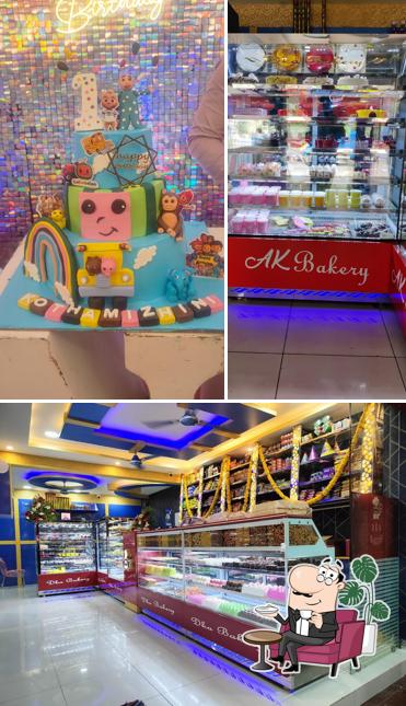The interior of AR Bakery - Cakes, Sweets and Chats