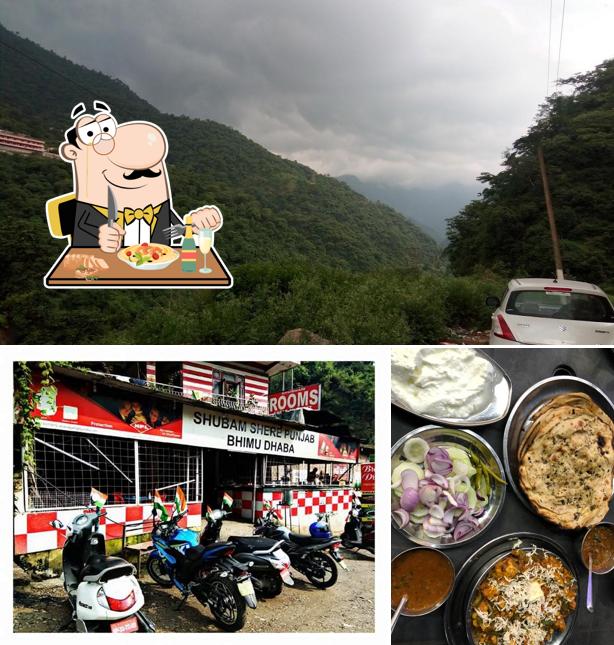 The restaurant's food and exterior