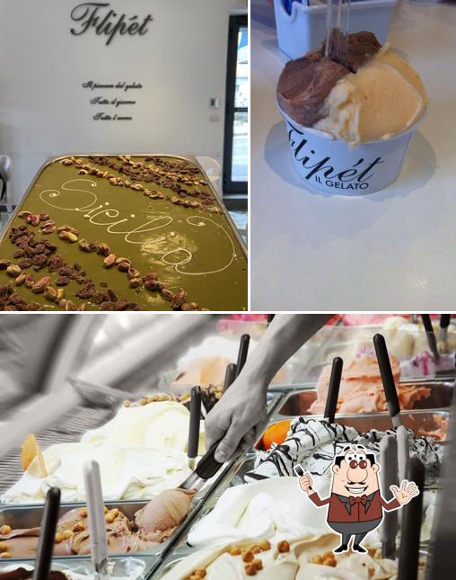 Platti al Gelateria Flipet