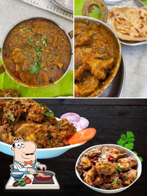 Chicken curry at Junior Kuppanna - Enathur, Kanchipuram