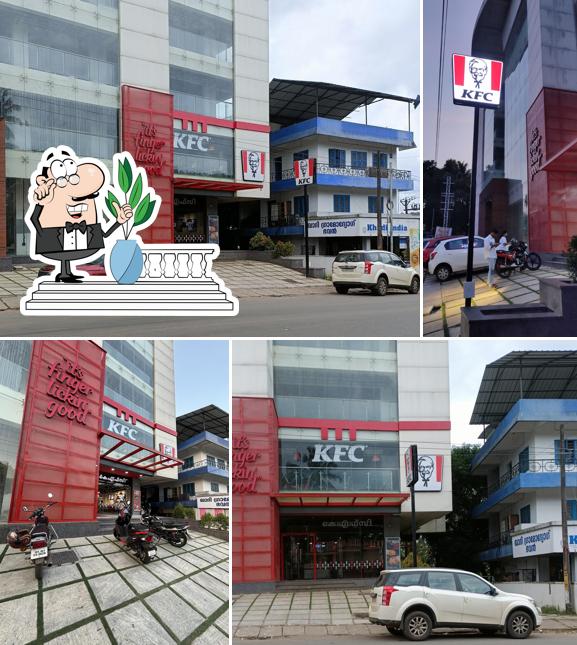 The exterior of KFC ottapalam