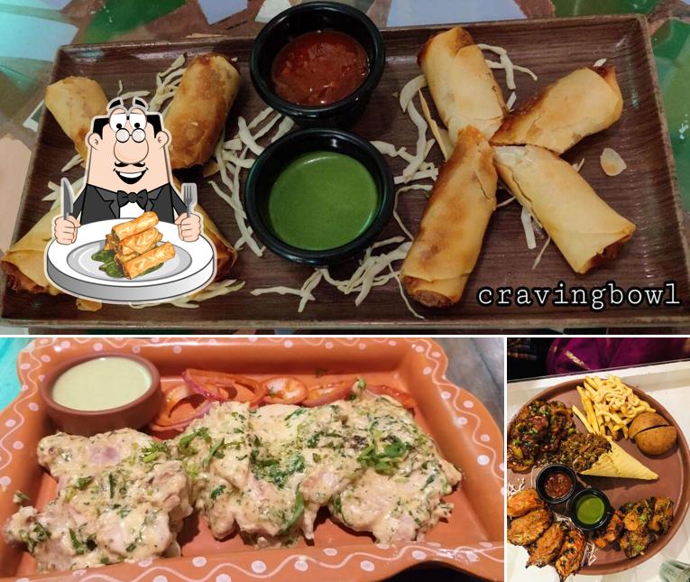 Spring rolls at Namaste Delhi