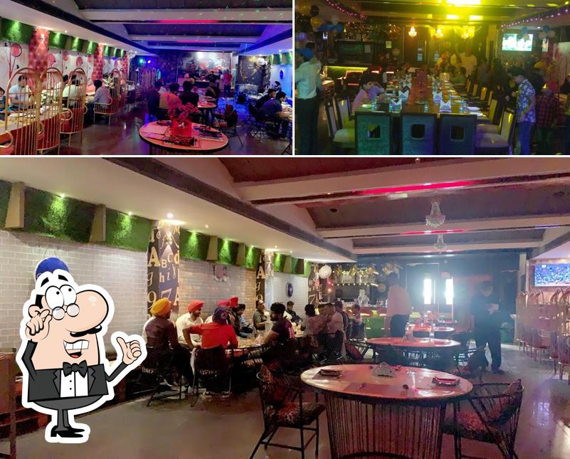 The interior of Two Spoons Restro-Bar