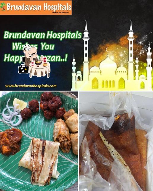 Check out the image depicting food and exterior at Geetha Tiffins