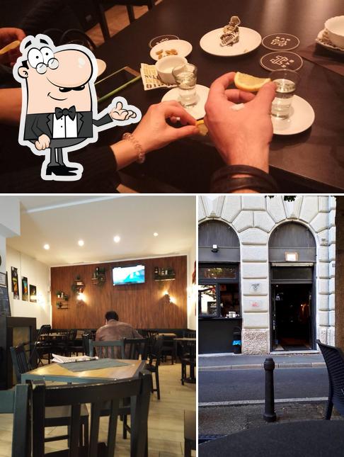 Dai un'occhiata agli interni di Bar H