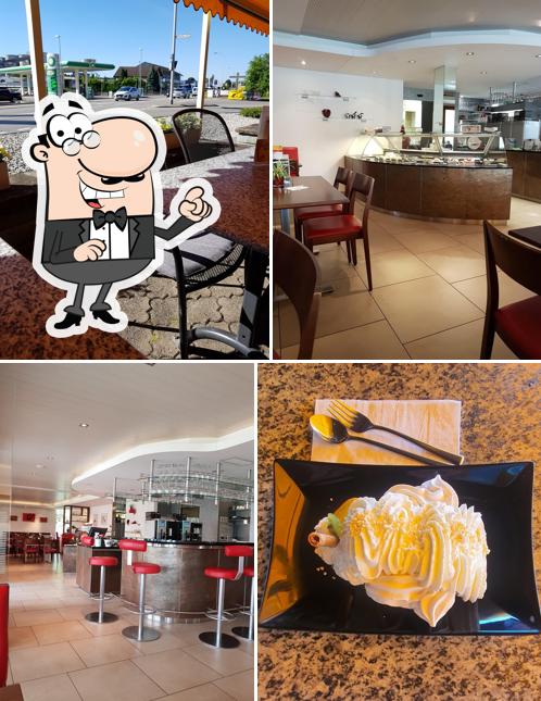 Gli interni di Café Schneider