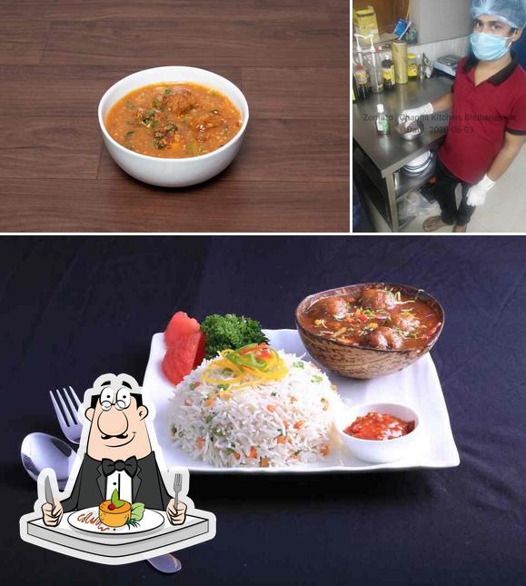 Among different things one can find food and interior at CHANG's Kitchen