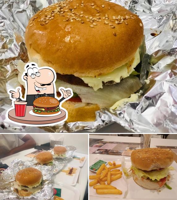 Get a burger at Falooda Hut