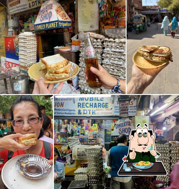 Food at Omelette Shop