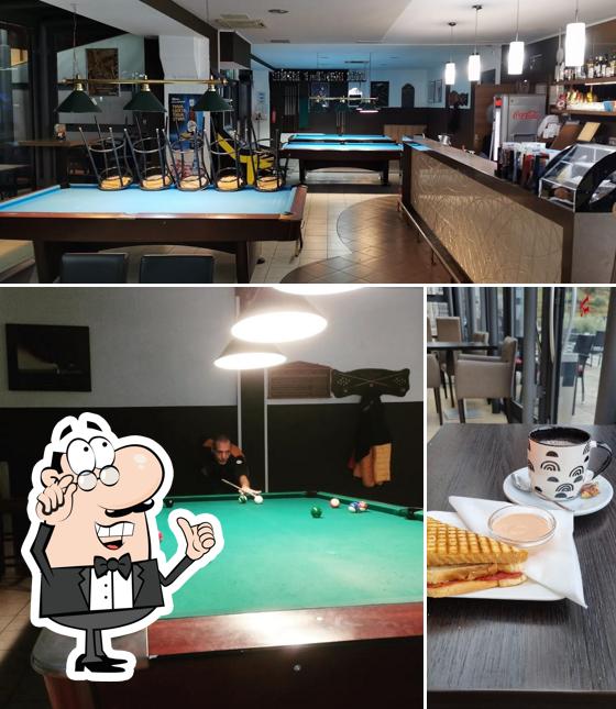 Dai un'occhiata agli interni di Biljard Bar